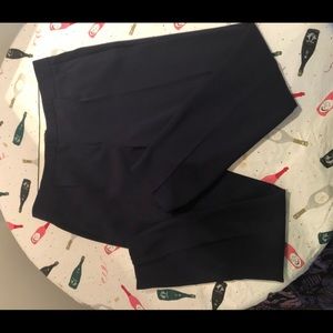 J.Crew Tall Navy Cropped Leg Suit Pants